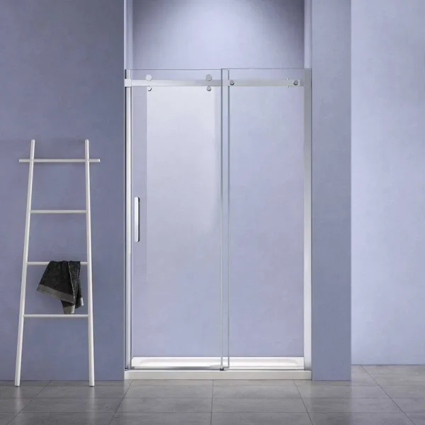 Душевая дверь в нишу Vincea Como-N VDS-4CN160CL 160 см, профиль хром, стекло прозрачное Sancos — Оригинал