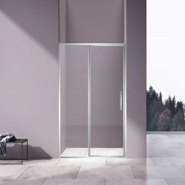 Душевая дверь Vincea Slim 8mm VDP-4SL120CL, хром, стекло прозрачное Sancos — Оригинал