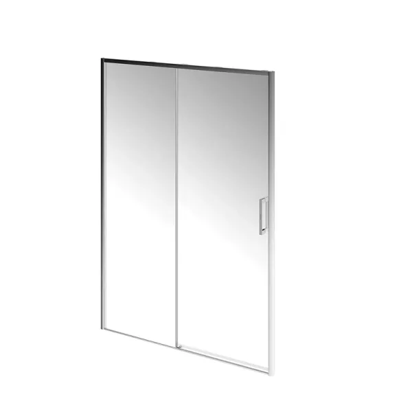 Душевая дверь в нишу KERAMA MARAZZI Lindo LN.140.SD.CR профиль глянцевый хром, стекло прозрачное Sancos — Оригинал