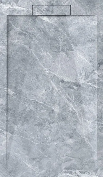 Поддон для душа Esbano Luxe ESPLM128VG серый мрамор Sancos — Оригинал