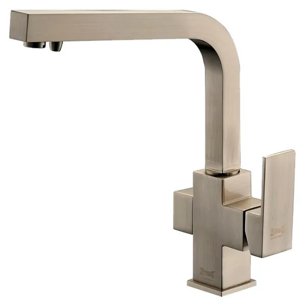 Смеситель для кухни Zorg Clean Water ZR 311 YF-nickel Sancos — Оригинал
