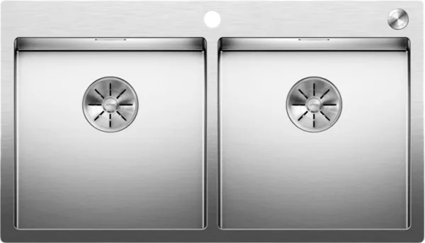 Мойка кухонная Blanco Claron 400/400-IF/А клапан-автомат Sancos — Оригинал