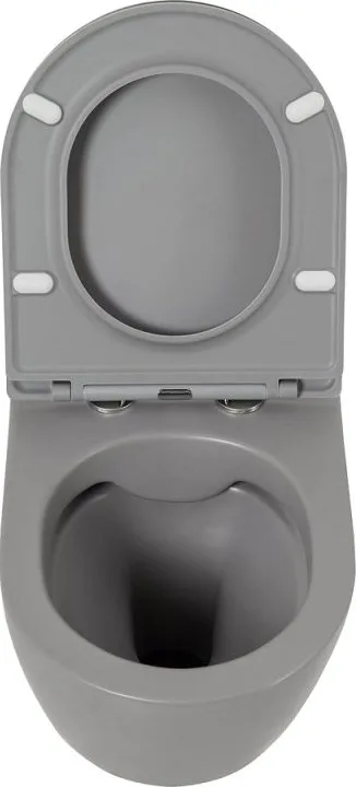 Крышка-сиденье BelBagno Colorato BB062SC-GR матовая серая Sancos — официальный сайт
