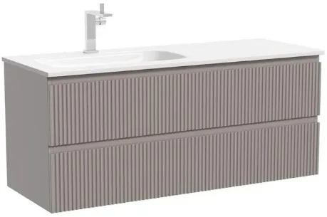Тумба под раковину Sancos Snob R 120 подвесная Doha soft (пыльная роза), SNR120LSM Sancos — Оригинал