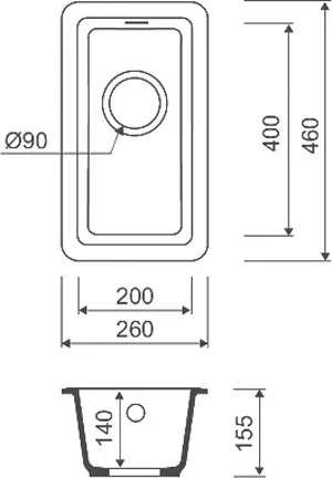 Дополнительная мойка IDDIS Tanto TU1P261i87 песок Sancos — официальный сайт