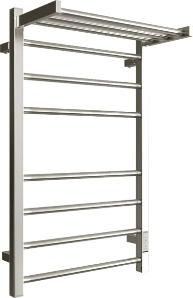 Полотенцесушитель электрический Двин Fs plaza neo 80х50, хром, с полкой Sancos — Оригинал