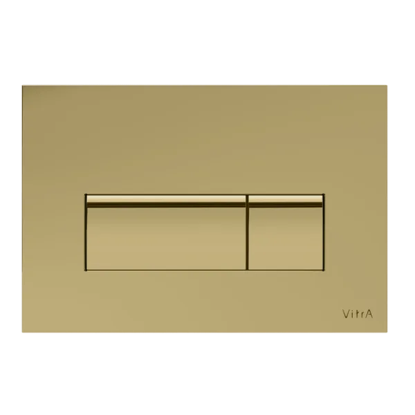 Кнопка смыва VitrA Root Square 740-2324, золото глянец Sancos — Оригинал