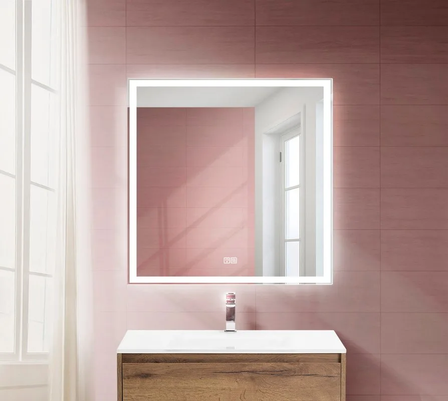 Зеркало BelBagno SPC-GRT-800-800-LED-TCH-WARM с подсветкой Sancos — официальный сайт