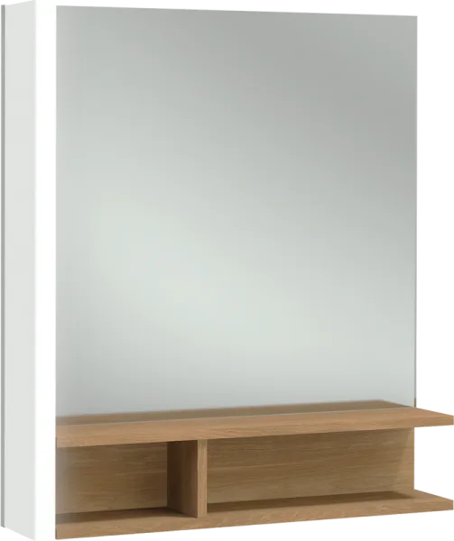 Зеркало Jacob Delafon Terrace EB1180G-NF 60 L 60 с подсветкой, светлое дерево Sancos — Оригинал