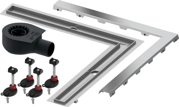Душевой трап (лоток) TECE Drainline TECEdrainline 6 109 00 угловой 90х90 см комплект Sancos — Оригинал