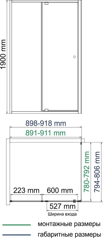 Душевой уголок Wasserkraft Aula 11P20 90x80 см Sancos — официальный сайт