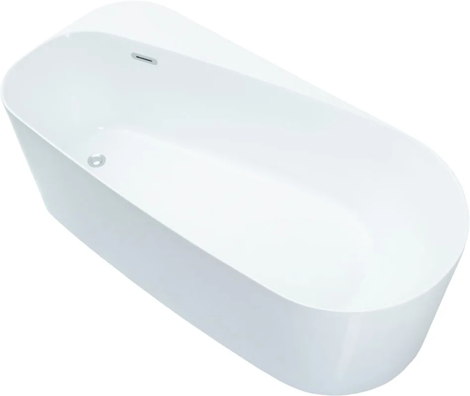 Акриловая ванна Allen Brau Priority 1 170x80 см, отдельностоящая, белая матовая, овальная, на ножках Sancos — официальный сайт