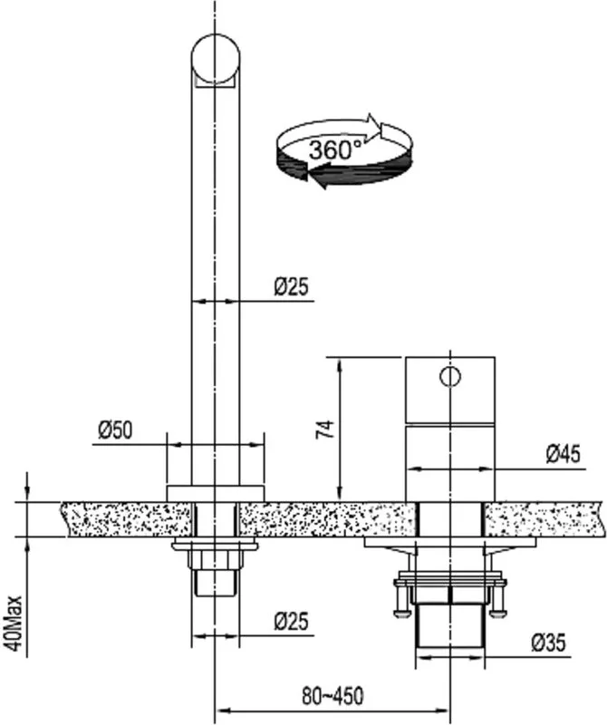 Смеситель для кухни Seaman Eco Venice SSN-1001-GL gun light Sancos — официальный сайт