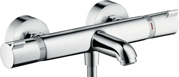 Термостатический смеситель Hansgrohe Ecostat Comfort 13114000, для ванны с душем, хром Sancos — Оригинал