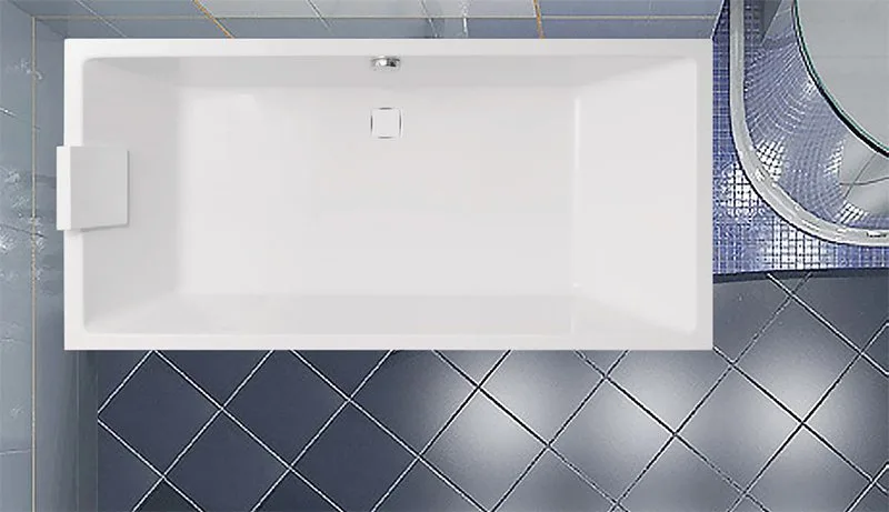Акриловая ванна Vagnerplast Cavallo 180x80 см, пристенная, ультрабелая Sancos — официальный сайт