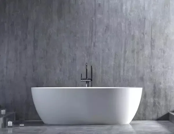 Ванна из искусственного камня Salini Alda S-Sense 160x80 см, отдельностоящая, белая, овальная, со сл Sancos — официальный сайт