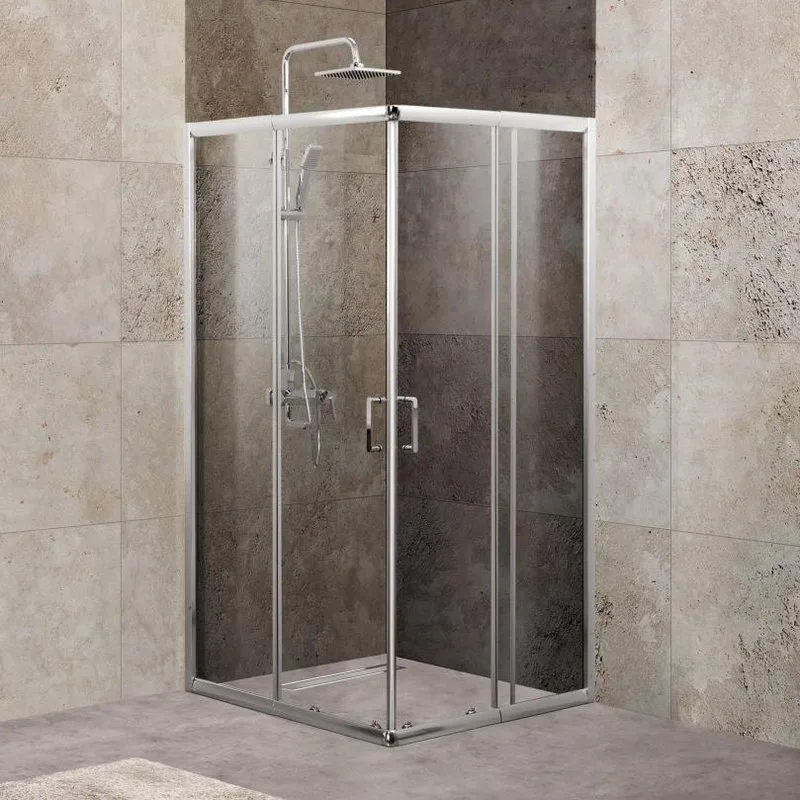 Душевой уголок BelBagno Unique A-2-85/100-C-Cr стекло прозрачное Sancos — официальный сайт