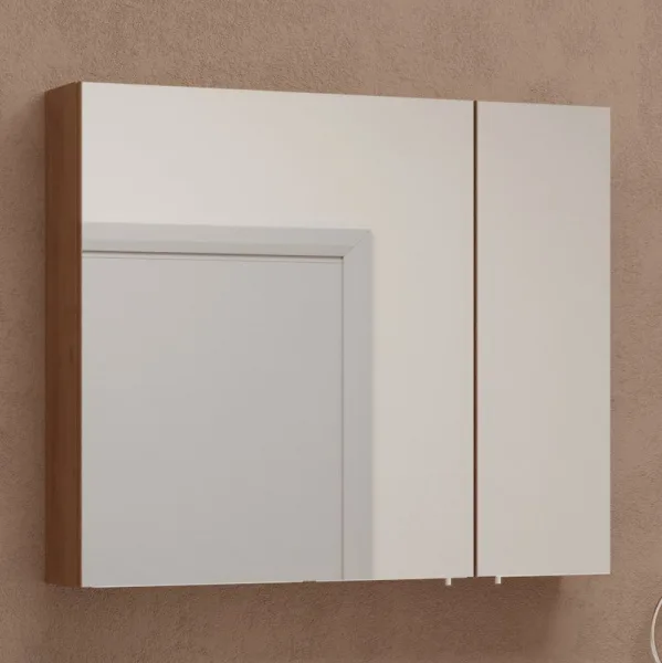 Зеркало-шкаф VitrA Mia 80 золотой дуб Sancos — Оригинал