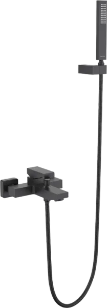 Смеситель для ванны с душем AQUATEK Либра AQ1649MB, матовый черный Sancos — Оригинал