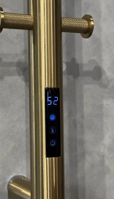 Полотенцесушитель электрический Boheme Uno 726-G 150x12, gold Sancos — официальный сайт