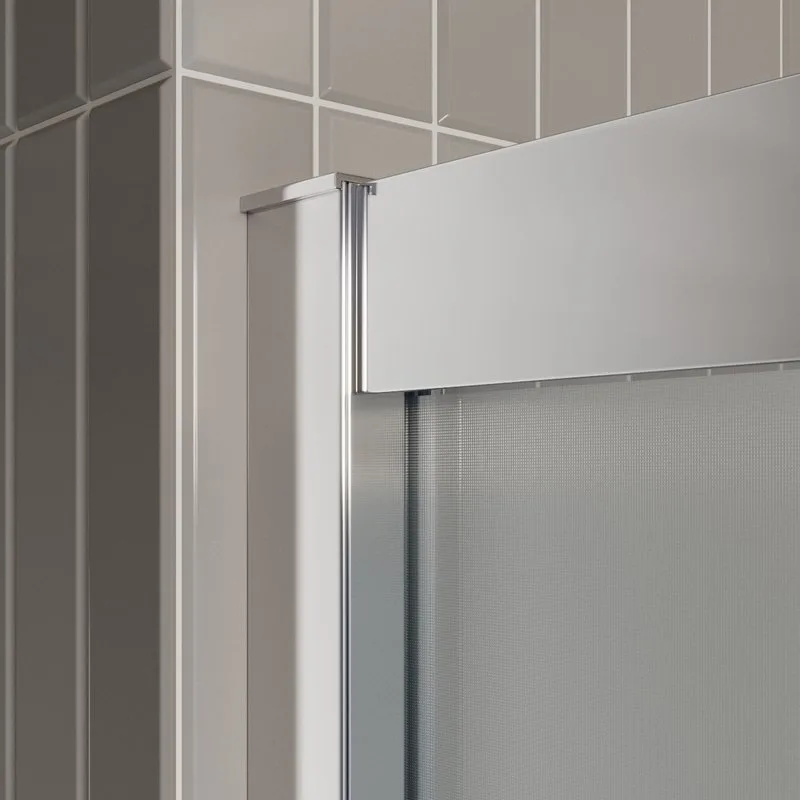 Душевой уголок BelBagno Luce AH-22-120/100-P-Cr профиль хром, стекло рифленое Sancos — официальный сайт