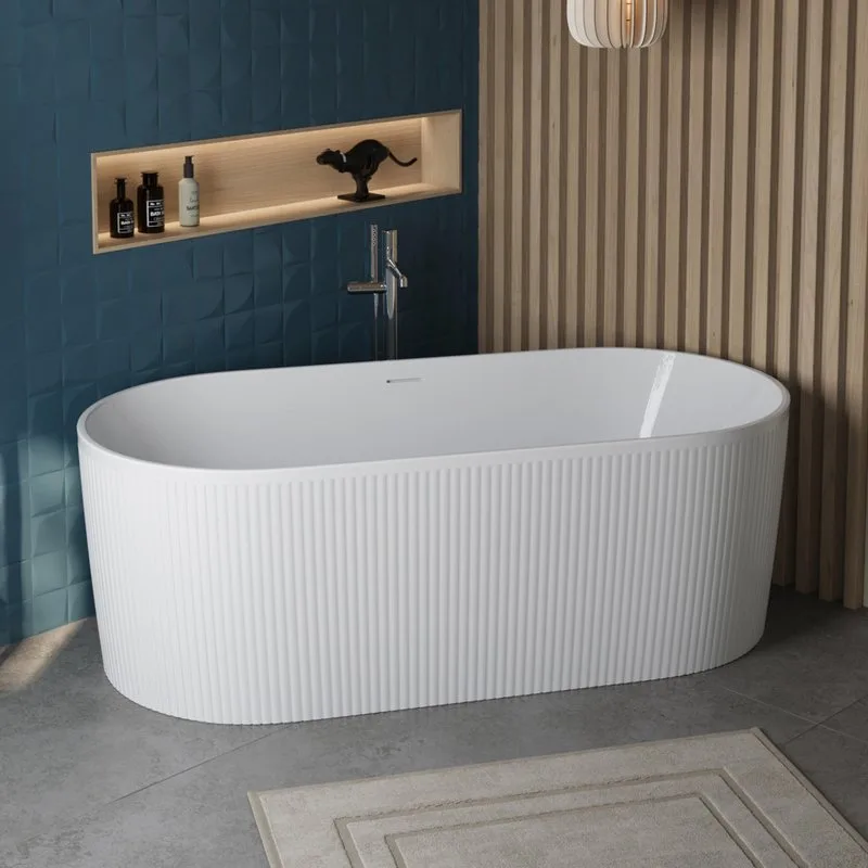 Акриловая ванна BelBagno BB411 170x80 см, отдельностоящая, белая, овальная, со сливом-переливом, с д Sancos — официальный сайт