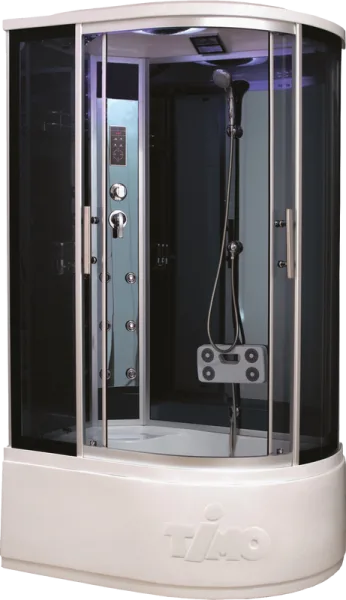 Душевая кабина Timo Standart T-1120L с высоким поддоном, с сиденьем Sancos — Оригинал