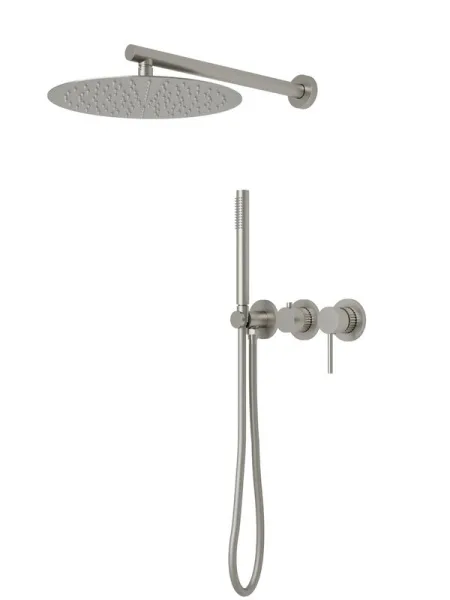 Душевой комплект Vincea Groove VSFW-4G01BN С ВНУТРЕННЕЙ ЧАСТЬЮ, брашированный никель Sancos — Оригинал