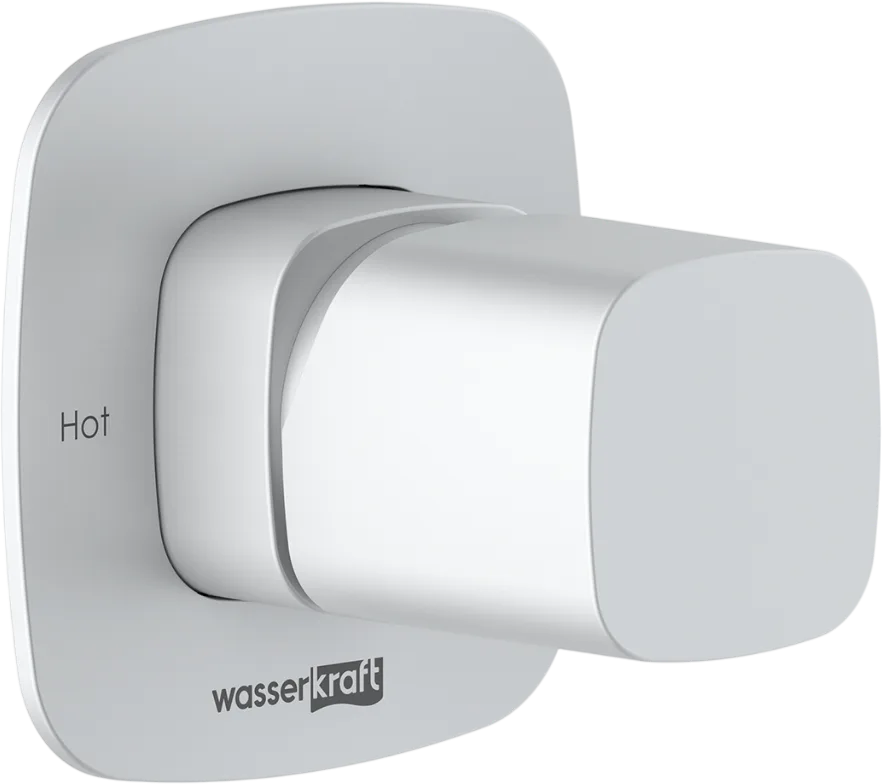 Душевой комплект Wasserkraft Saale A9551.266.146.254.328.156.155, С ВНУТРЕННЕЙ ЧАСТЬЮ, белый Sancos — официальный сайт