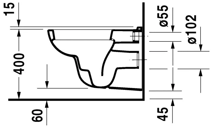 Унитаз подвесной Duravit D-code D-Code 25350900002 Sancos — официальный сайт