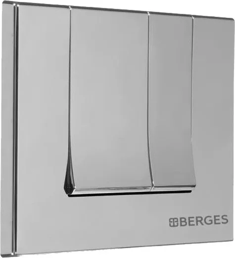 Кнопка смыва Berges Novum S2 хром, матовый Sancos — официальный сайт