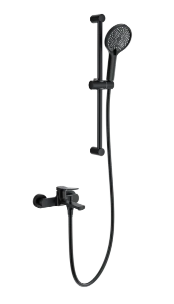 Смеситель для ванны с душем Wonzon & Woghand WW-C2036-MB, матовый черный Sancos — Оригинал