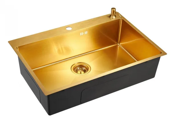 Мойка кухонная Emar PVD A EMB-125A PVD Nano Golden Sancos — Оригинал