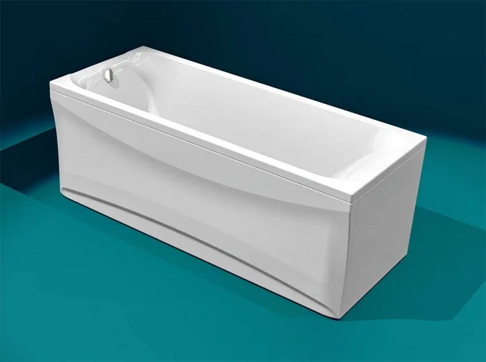 Акриловая ванна AQUATEK Альфа ALF150-0000038 150x70 см, пристенная, белая, с каркасом Sancos — официальный сайт