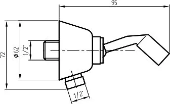 Шланговое подключение Migliore Ricambi 32569, с держателем, хром Sancos — официальный сайт