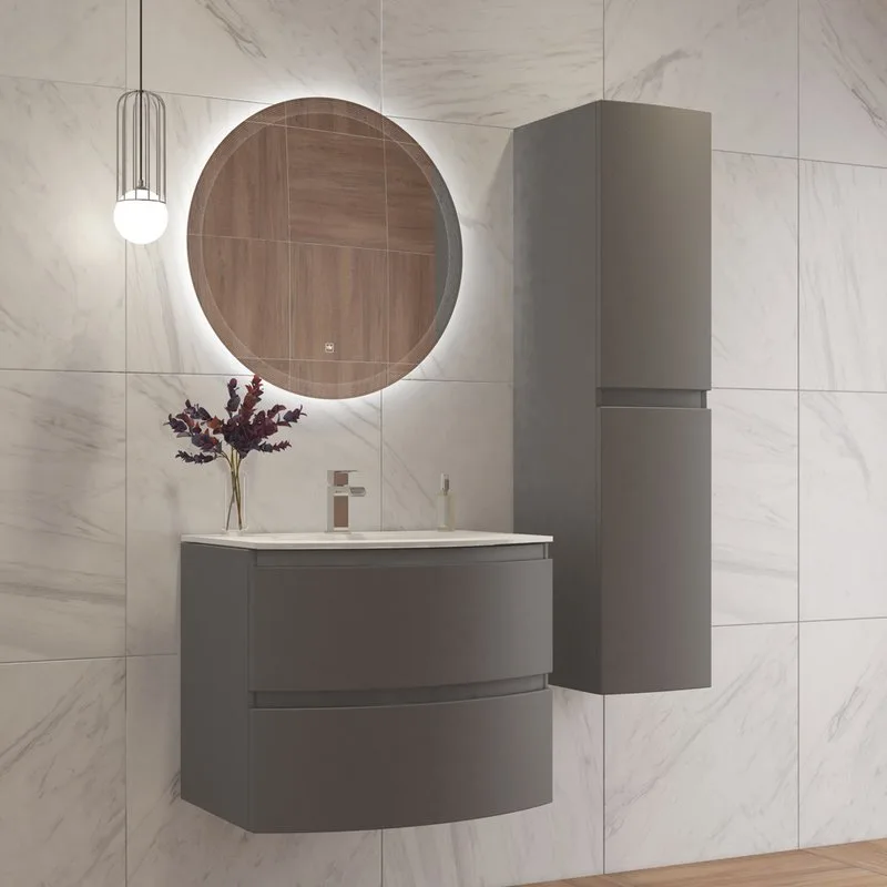 Зеркало круглое Cezares Eco 70 с подсветкой Sancos — официальный сайт