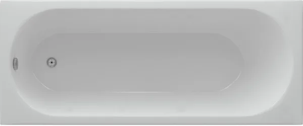 Акриловая ванна AQUATEK Оберон OBR180-0000003 180x80 см, пристенная, белая, с каркасом, с экраном Sancos — Оригинал
