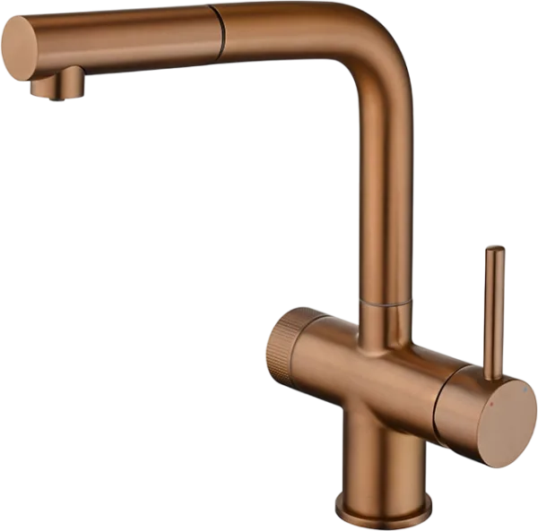 Смеситель для кухни Emar PVD ЕС - 7026 PVD Coppery Sancos — Оригинал