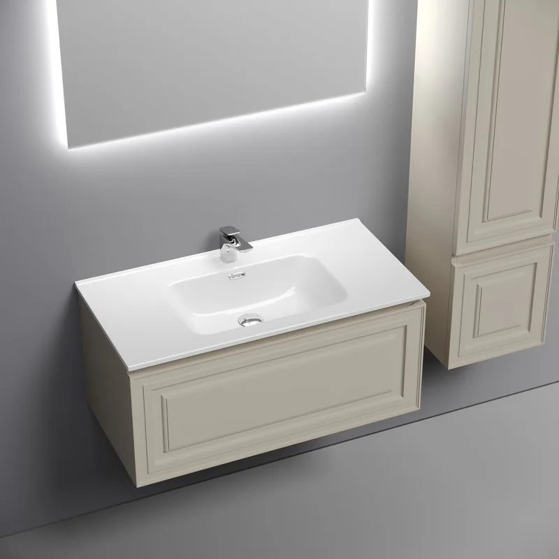 Тумба под раковину Sancos подвесная Very 90 Beige Soft VR90CE Sancos — официальный сайт