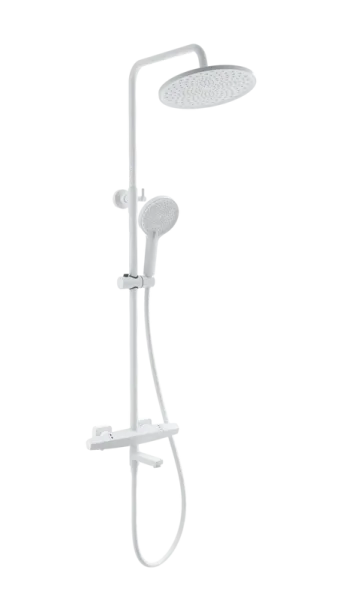 Душевая стойка Wonzon & Woghand NEO WW-B3046-A1-MW, матовая белая Sancos — Оригинал