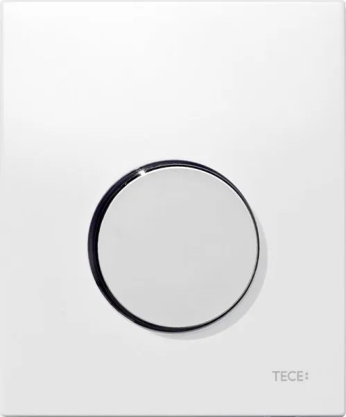 Кнопка смыва TECE Loop Urinal 9242627 белая, кнопка хром Sancos — Оригинал
