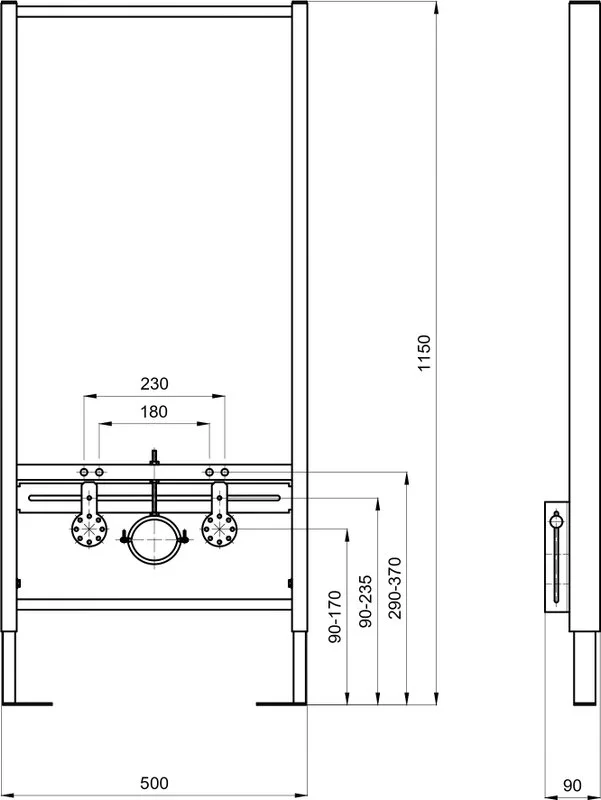 Система инсталляции для биде AQUATEK Standart INSB-0000001 Sancos — официальный сайт