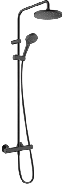 Душевая стойка Hansgrohe Vernis Blend Showerpipe 26426670, черный матовый Sancos — Оригинал