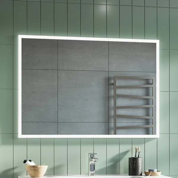 Зеркало IDDIS Brick 100 c термообогревом и подсветкой Sancos — Оригинал
