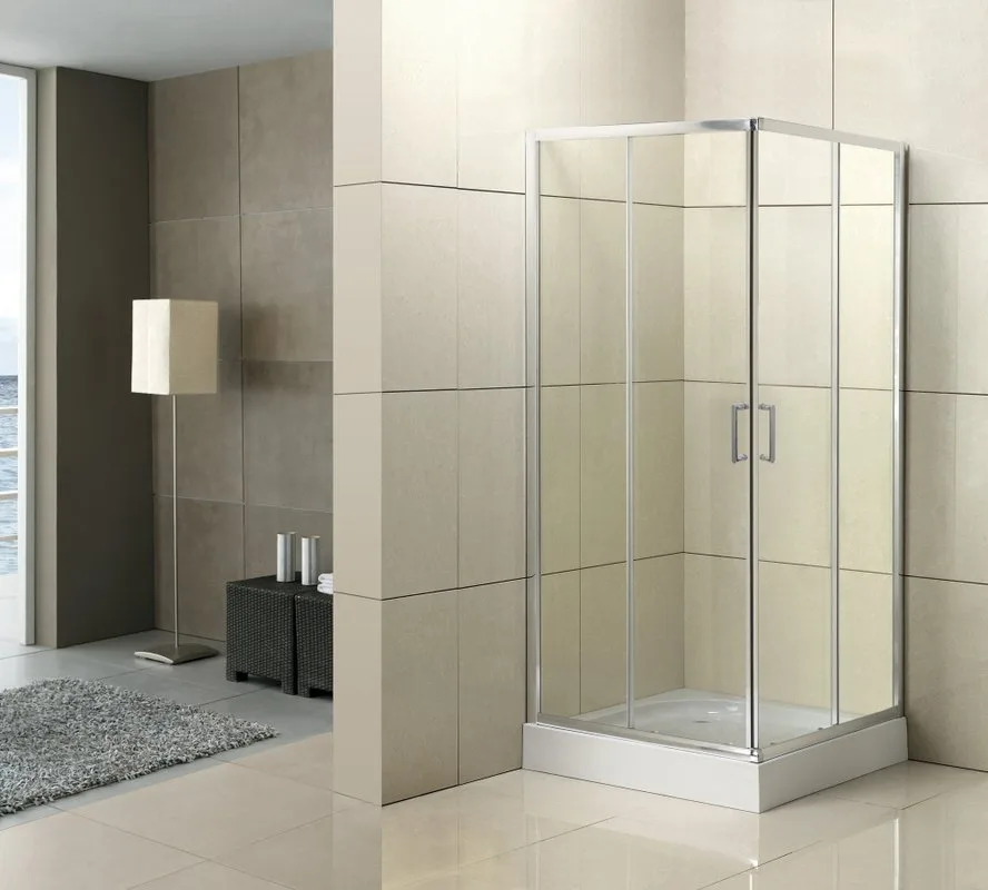 Душевой уголок BelBagno Uno -195 A 2 90 C Cr стекло прозрачное Sancos — официальный сайт