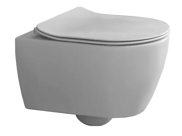 Унитаз подвесной Scarabeo Glam 5201/TW безободковый, с микролифтом Sancos — Оригинал