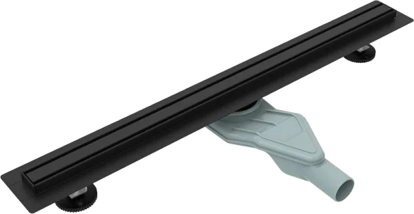 Душевой трап (лоток) Esbano Slim Side, 80 cм, матовый черный Sancos — Оригинал