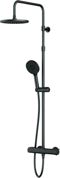 Душевая стойка AM.PM X-Joy F0785A422, черный матовый, с термостатом Sancos — Оригинал
