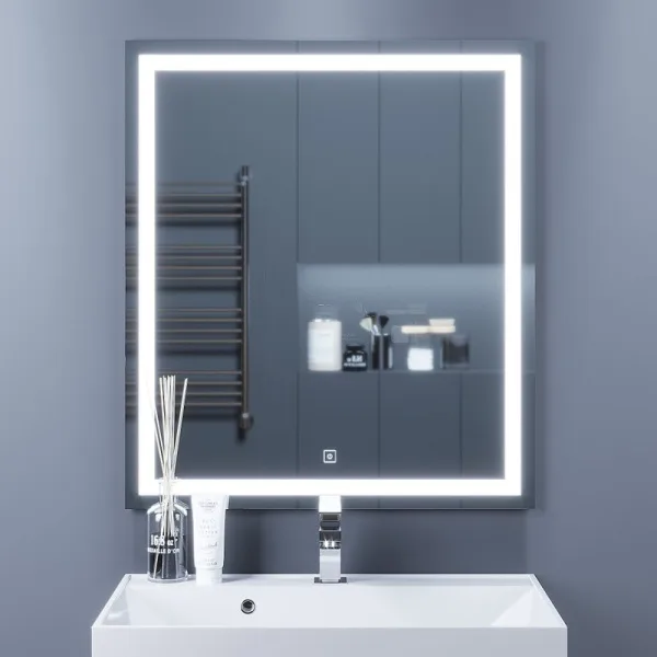 Зеркало Uperwood Tanos 70x80 с подсветкой, с антизапотевателем Sancos — Оригинал