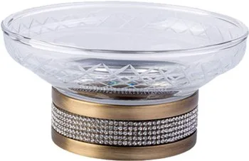 Мыльница Boheme Royal Cristal Bronze настольная Sancos — Оригинал